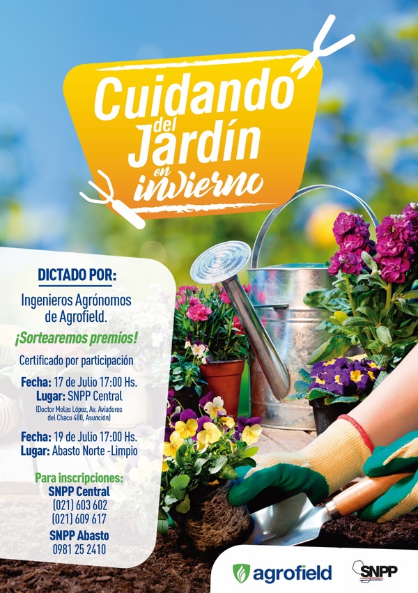 SNPP realizará nuevos cursos de jardinería este miércoles y viernes | .::Agencia IP::.