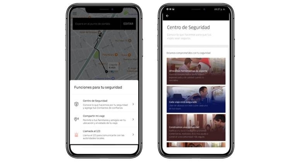 HOY / Cómo viajar en Uber sin sufrir  ataques: botones a apretar, ir  acompañado, usar tecnología