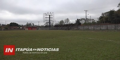 PROYECTAN ILUMINAR 4 CANCHAS DE FÚTBOL DE CNEL. BOGADO