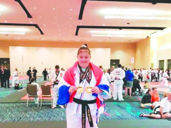 Rosita, campeona mundial de Taekwondo