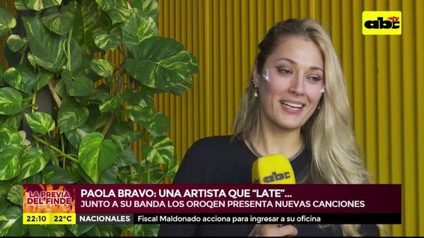 Paola Bravo: una artista que “late” - Antes que arda - ABC Color