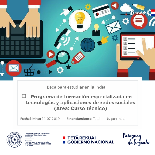 India ofrece beca para especialización en tecnologías y redes sociales | .::Agencia IP::.