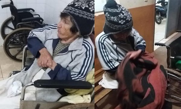 Abuelita fue abandonada por sus hijos en un hospital