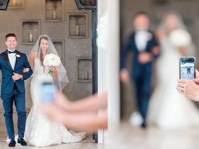 Escrachan a la invitada que fundió la foto de la boda
