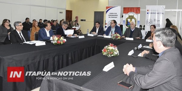 CONSEJO DE GOBERNADORES SESIONÓ EN ENCARNACIÓN