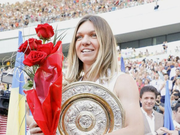 Simona Halep dedica su trofeo al pueblo rumano