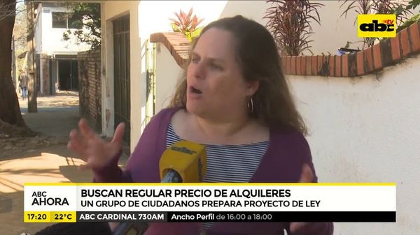 Buscan regular el precio de los alquileres - ABC Noticias - ABC Color