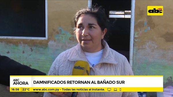 Damnificados retornan al bañado sur - ABC Noticias - ABC Color
