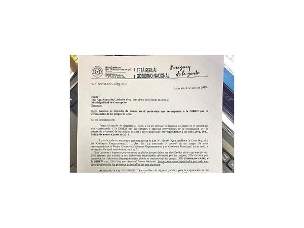 Dibén exige cobro de deudas a Municipalidad de Concepción