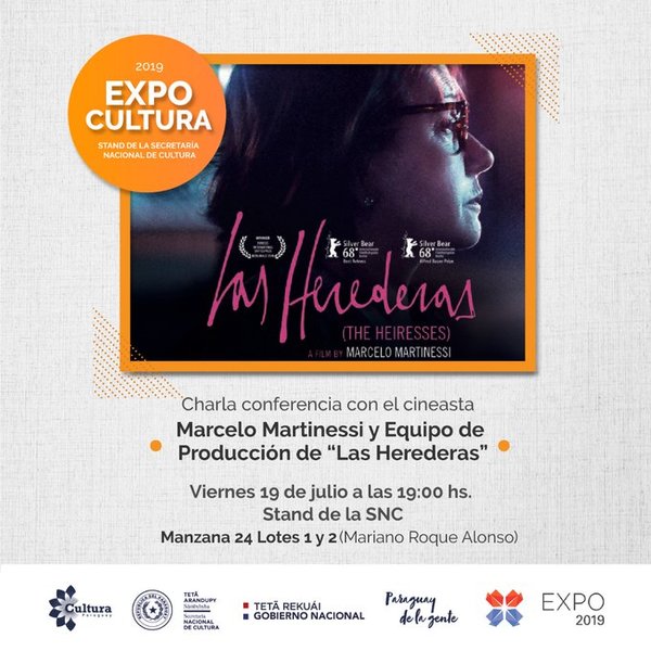 Marcelo Martinessi y equipo de producción de Las Herederas brindarán charla en Stand de la SNC en la Expo | .::PARAGUAY TV HD::.
