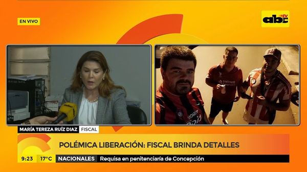 Polémica liberación: Fiscal brinda detalles - ABC Noticias - ABC Color