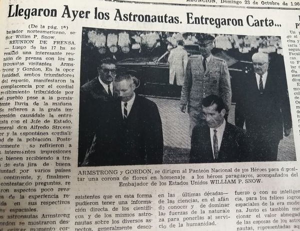 El primer hombre en la Luna tuvo miedo de aterrizar en Paraguay - Notas - ABC Color