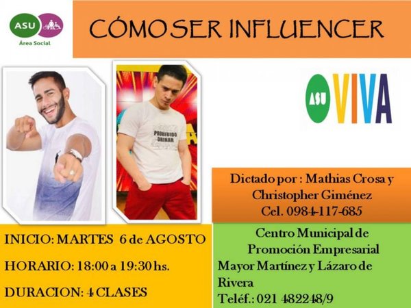 "Curso de Influencer" en  la Muni generó polémica