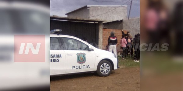 POLICÍA INTERVIENE EN UN HECHO DE SUPUESTO SUICIDIO EN B° SANTA CRUZ.