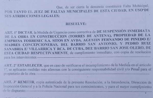 Suspenden obras de instalación de antenas | Radio Regional 660 AM