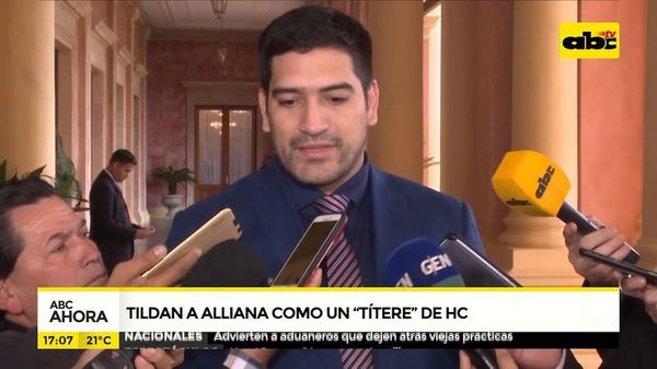 Tildan a Alliana como un títere de HC - ABC Noticias - ABC Color