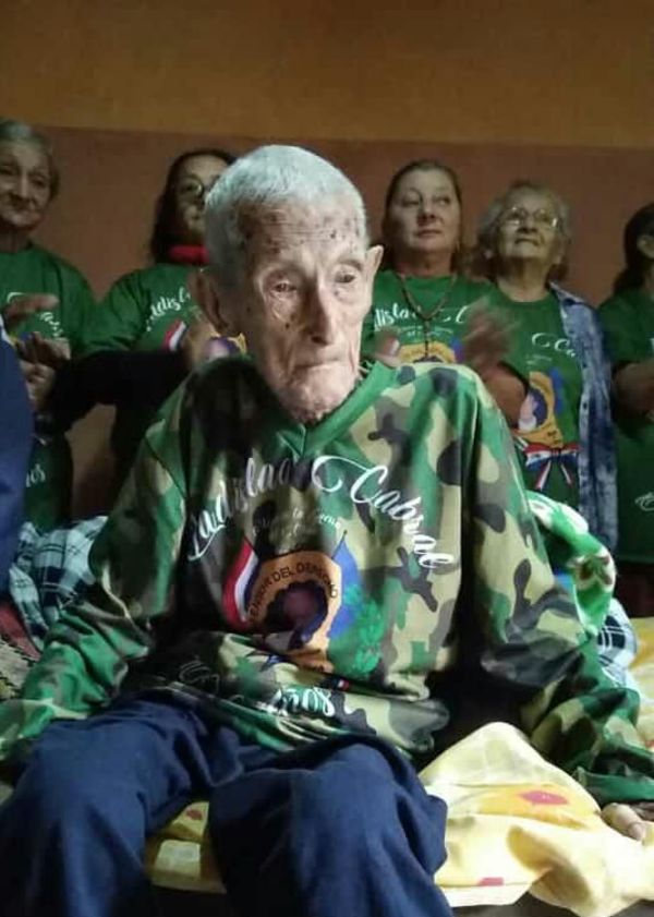 Fallece excombatiente Ladislao Cabral, de 109 años - Nacionales - ABC Color