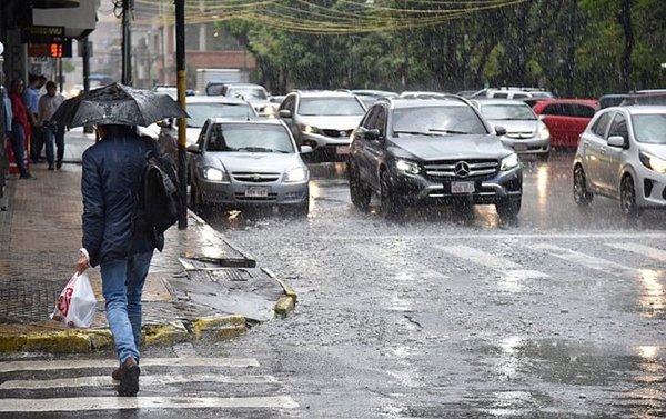 Anuncian tormentas para 5 departamentos desde la madrugada