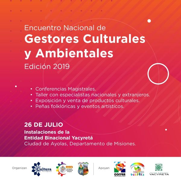 Ayolas será sede del Encuentro Nacional de Gestores Culturales 2019 | .::Agencia IP::.