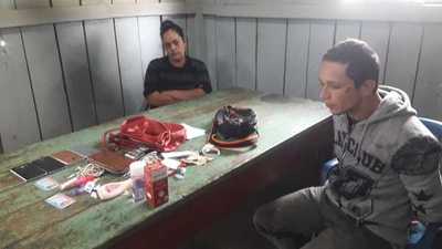 Atrapan a pareja que asaltó una farmacia en el barrio Don Bosco