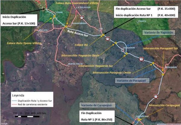 Diseño de ampliación del tramo Ytororó – Carapeguá se presentará este julio | .::Agencia IP::.