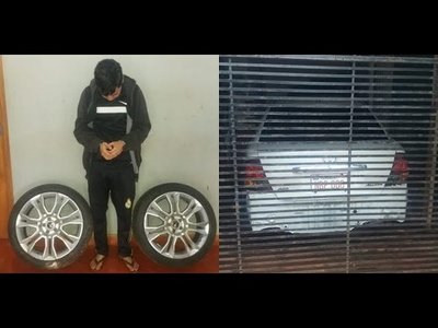 DETIENEN A SOSPECHOSO DE HURTO EN PLAYA DE AUTOS