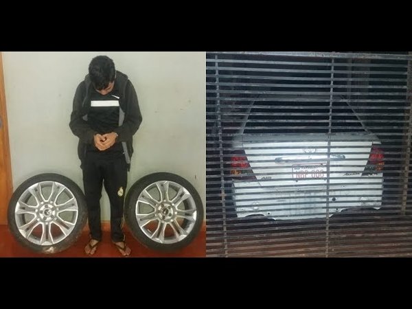 DETIENEN A SOSPECHOSO DE HURTO EN PLAYA DE AUTOS
