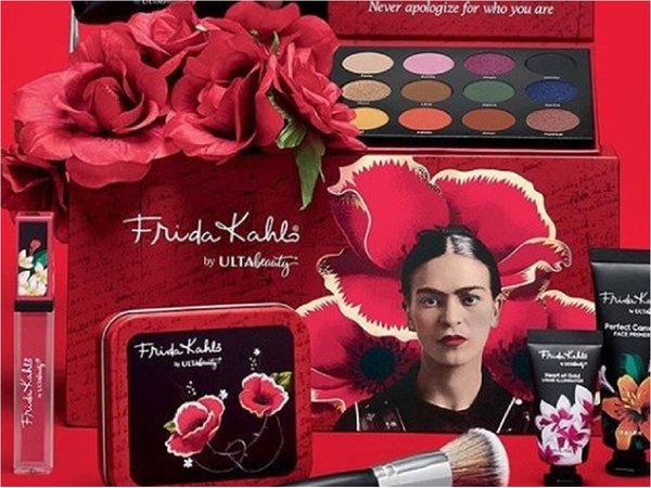 Lanzan polémica línea de maquillaje inspirada en Frida Kahlo