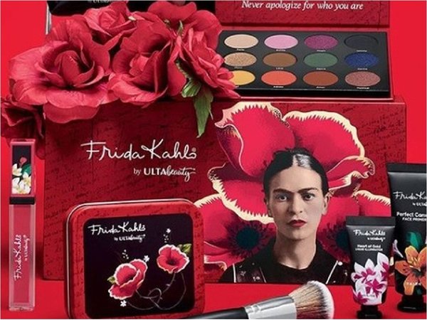 Lanzan polémica línea de maquillaje inspirada en Frida Kahlo