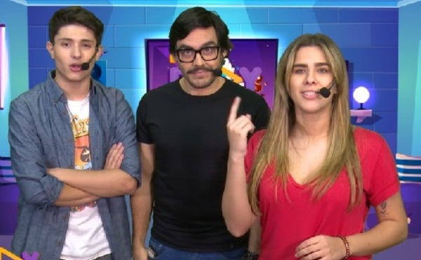 Pope Spinzi y el hijo de Dani Da Rosa, se estrenaron como conductores de un programa de tv