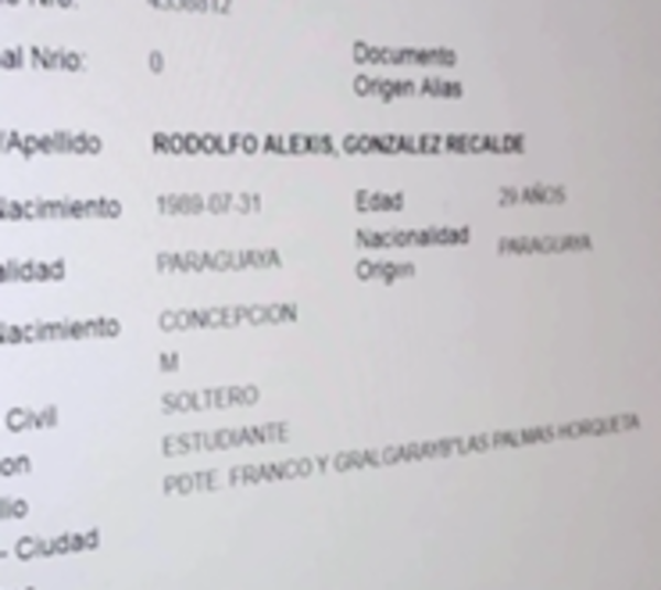 Imputan a chofer de camioneta robada que tenía chapa del Congreso  - Paraguay.com