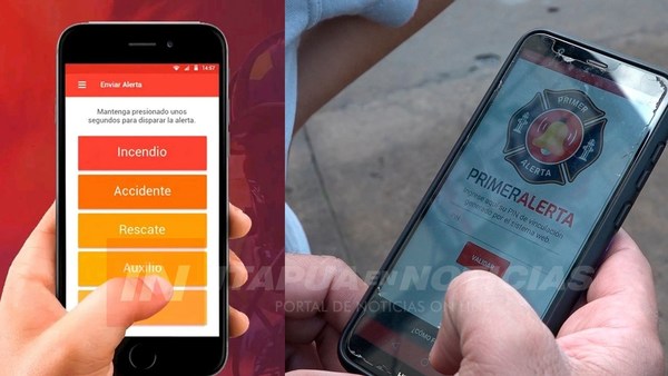 BOMBEROS CUENTAN CON APLICACIÓN DE ALERTA INTERNA.