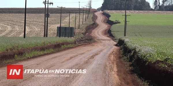 AVANZA PROYECTO DE ASFALTAR TRAMO NARANJITO – SANTA INÉS