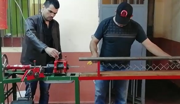 Instalan primera fábrica de tejidos de alambre en Penal de San Pedro | .::Agencia IP::.