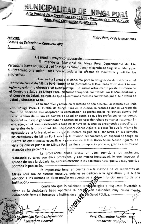 Políticos persiguen a ganadores de concurso de APS porque no son sus correligionarios