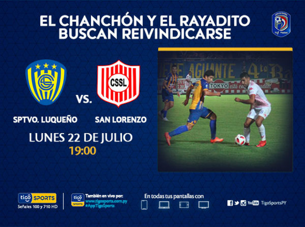 Luqueño y San Lorenzo van por el primer grito