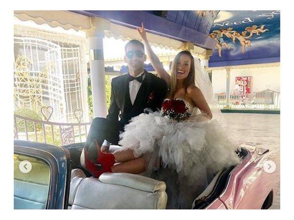 ¡Patty Orué se casó en una capilla de Las Vegas!