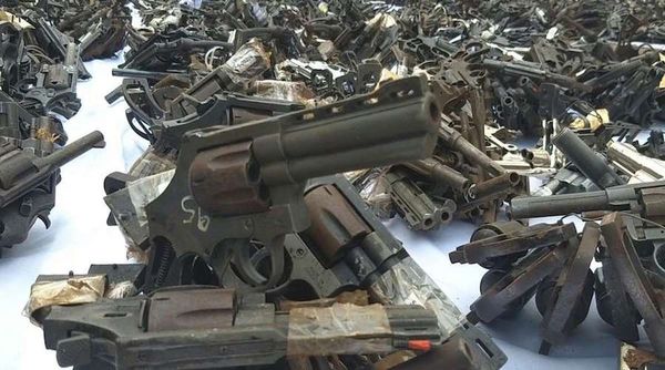 Destruyen unas 11.000 armas incautadas