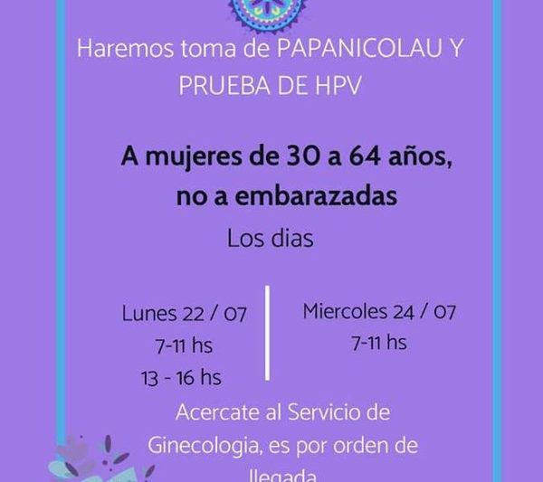 Realizarán pruebas a mujeres
