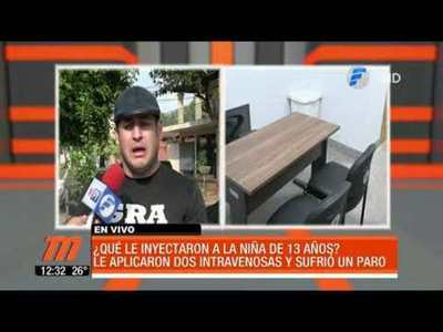 ¿Qué le inyectaron a la niña de 13 años?