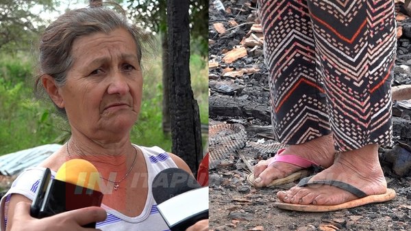 SE QUEDÓ SOLO CON DOS ZAPATILLAS DISPARES TRAS VORAZ INCENDIO