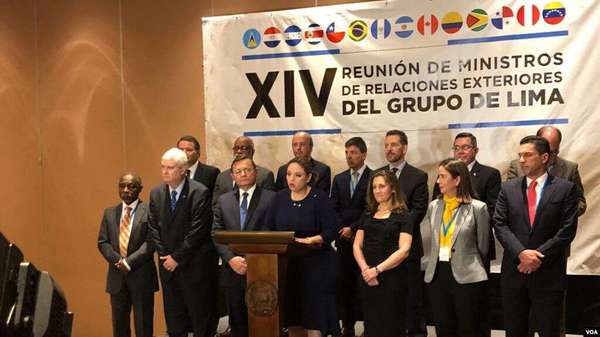 Grupo de Lima se reúne hoy en Argentina para seguir presionando a Maduro - ADN Paraguayo