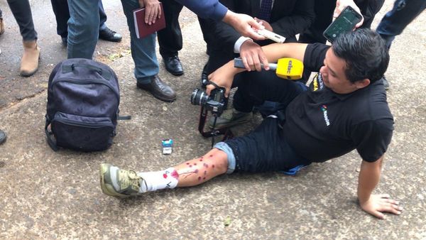Reportero del Grupo Nación fue herido con balines de goma
