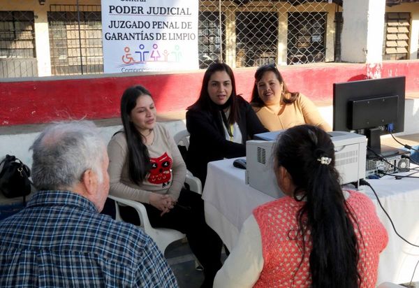 En Limpio recibieron “La Justicia llega a tu barrio”