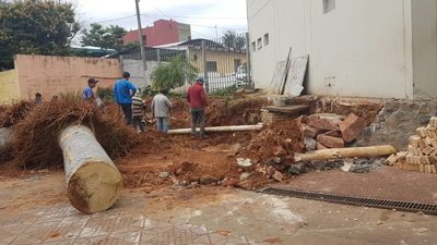 Preparan lugar para réplica del Tren Lechero | San Lorenzo Py