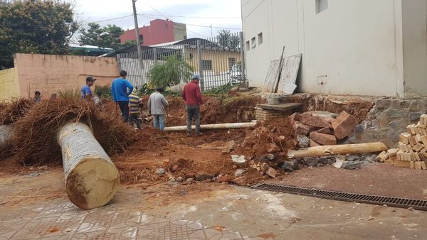 Preparan lugar para réplica del Tren Lechero | San Lorenzo Py