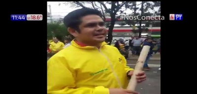 Taxista manoseó a periodista en medio de disturbios | Noticias Paraguay