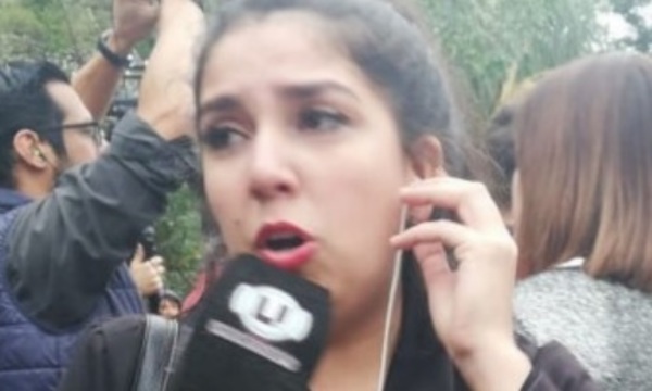 Cronista denuncia acoso en manifestación de taxistas