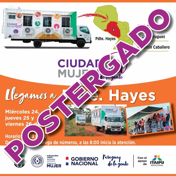 Móvil Ciudad Mujer posterga llegada a Presidente Hayes | .::Agencia IP::.