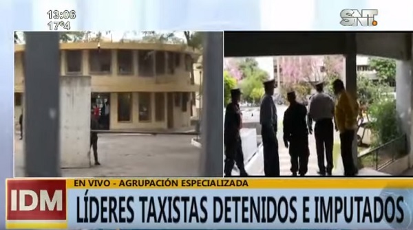 Estos son los líderes de taxistas que están detenidos